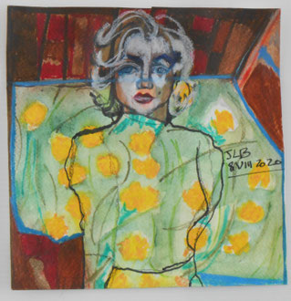 Technique mixte 17x17 cm