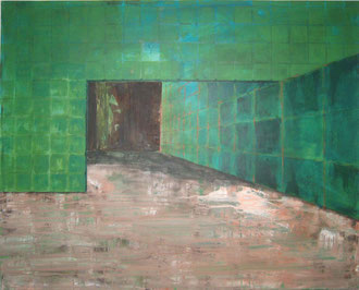 Zwischendeck / Acryl auf Baumwollgewebe / 100 x 80