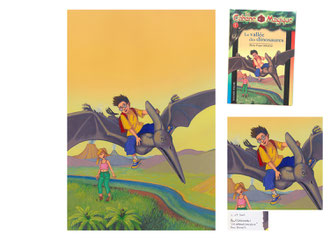 Episode 1 "La vallée des dinosaures" - format 14,5 x 21,7 cm - 450€