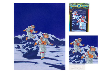 Episode 7 "Midnight on the Moon" - format 18,2 x 23,7 cm - 450€