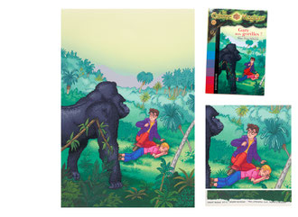 Episode 21 "Gare aux gorilles" - format 17,6 x 26,4 cm - 450€
