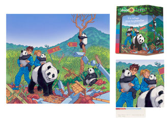 Episode 43 "Un refuge pour les pandas" - format 26 x 22,5 cm - 550€
