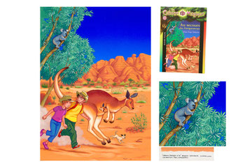 Episode 19 "Au secours des kangourous" - format 16,2 x 22,7 cm - Vendu