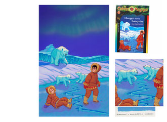 Episode 15 "Danger sur la banquise" - format 16,5 x 26,4 cm - 480€