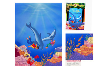 Episode 12 "Sauvés par les dauphins" - format 18,2 x 24,7 cm - 450€