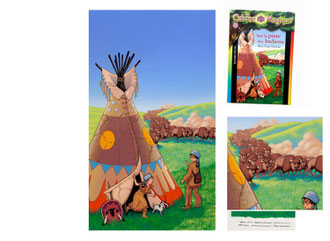 Episode 17 "Sur la piste des indiens" - format 15 x 26 cm - 480€