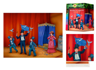 Episode 45 "Houdini le magicien" - format 28,5 x 24 cm - 550€