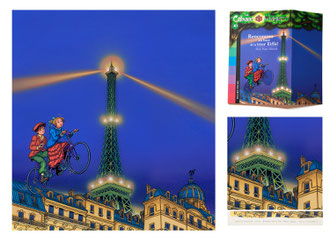 Episode 30 "Rencontres en haut de la tour Eiffel" - format 23,2 x 26,6 cm - 600€