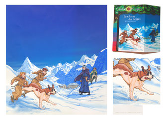 Episode 41 "Le chien des neiges" - format 25,2 x 27,5 cm  - 550€