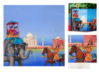 Episode 40 "Un cadeau extraordinaire " - format 25,2 x 26,5 cm  - 550€