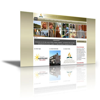 Auftraggeber: Kirche. Unsere Leistungen: Layout, Webdesign, Bilder, Texte