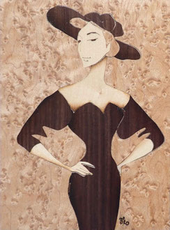 Femme élégante - Atelier Eclats de Bois - 38 isère