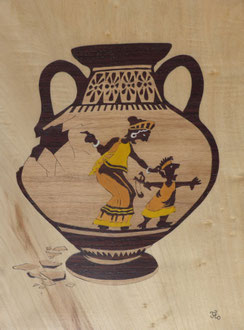 Mouvement d'humeur - marqueterie - Atelier Eclats de Bois - 38 isère