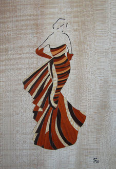 Elégante - marqueterie - Atelier Eclats de Bois - 38 isère