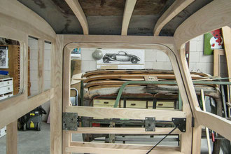 H6 Oldtimer Stellmacher Holz Karosserie Piela
