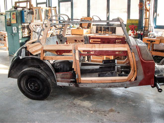 Mercedes Oldtimer Stellmacher Holz Karosserie Piela