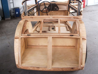 DKW Stellmacher Piela Oldtimer Holz Karosserie