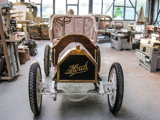 Horch Stellmacher Piela Oldtimer Holz Karosserie