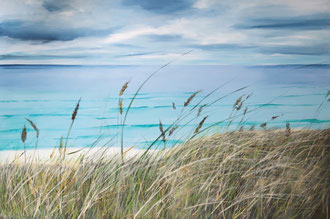BEACH WALK 1, 60x90 cm, Acryl/Leinen
