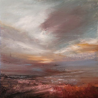 AFTER A LONG DAY, 40x40 cm, Acryl/Leinen
