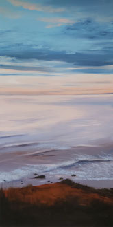 MAGICAL SUNSET, 60x120 cm, Acryl/Leinen