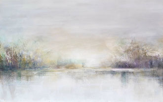 WHITE EARTH, 50x80 cm, Acryl/Leinen