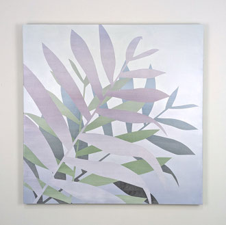 'Parlour Palm', acrylic on canvas over panel. 36" x 36"