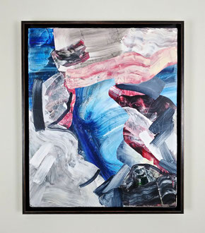 'Cool Morning', acrylic on panel. 25" x 21" (framed)