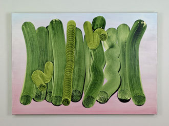 'Vine Painting 3', acrylic on canvas. 24" x 34"