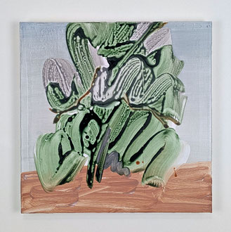 'Evergreen 2' acrylic on canvas. 16"x16" 