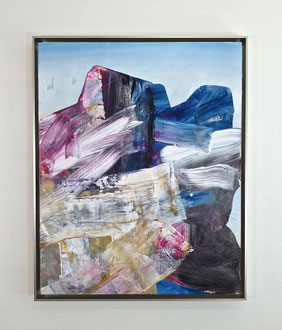 'Exposed Coral', acrylic on panel. 32" x 26" (framed)