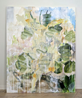 'Hazy Hothouse', acrylic on panel. 60" x 48"