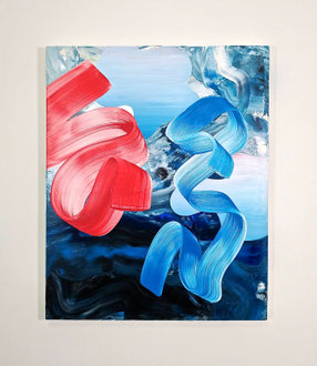 🔴 'Jewels of the Sea', acrylic on panel. 30" x 24"