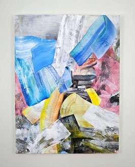 'Blue Gold Macaw', acrylic on panel. 48" x 36"