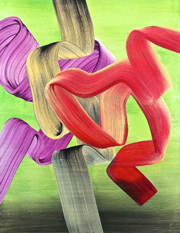 'Brazilia', acrylic on panel. 30" x 23"