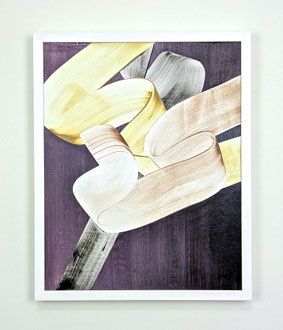 'Nightingale', acrylic on canvas over panel. 26" x 21" (framed)