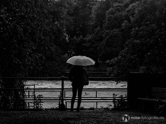 Hochwasser an der Isar in München