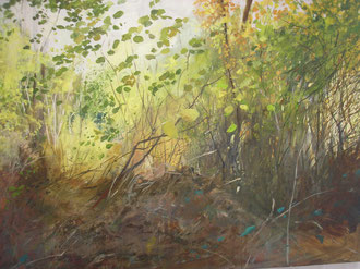 Undergrowth n°1, oil on canvas, 2009