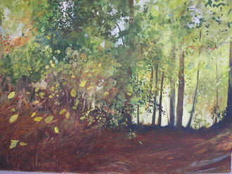 Woodland, oil on canvas, 2009
