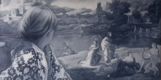 Kunst-Zeit-Raum, Landschaft mit Orpheus und Eurydike, Landschaft mit Betty, Ölmalerei für Kunstsammler, Cecily Park