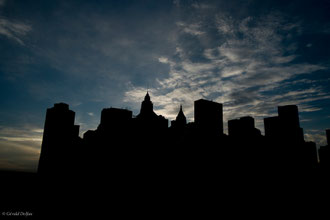 New York, Manhattan, les ombres des builidings