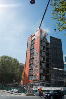 Paris XIII, tour des sablières, sa destruction en 2014