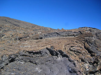 Lave cordée, Enclos du Piton de la Fournaise, Ile de la Réunion