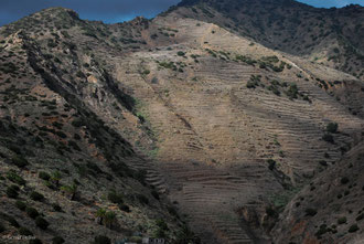 Paysage sur l'île de la Gomera Archipel des Canaries