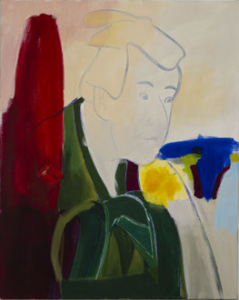 Schauspieler, 2023, 100 x 80 cm, oil on canvas
