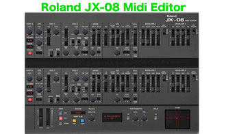 Roland TR-8S Editor and Controller, VST and Standalone