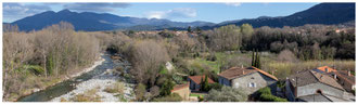 Bernadette : Céret vue Du Pont Diable