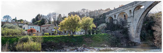 Bernadette : Céret, Vue du Tech