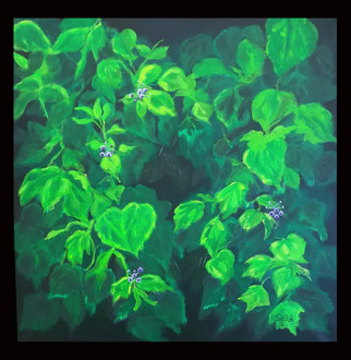 Efeu 60 x 60 Acryl on Canvas