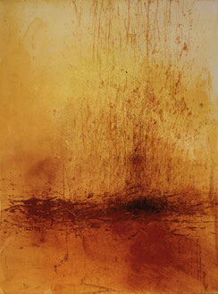 Herbstlandschaft, Mischtechnik auf Leinwand,  60 x 80cm 